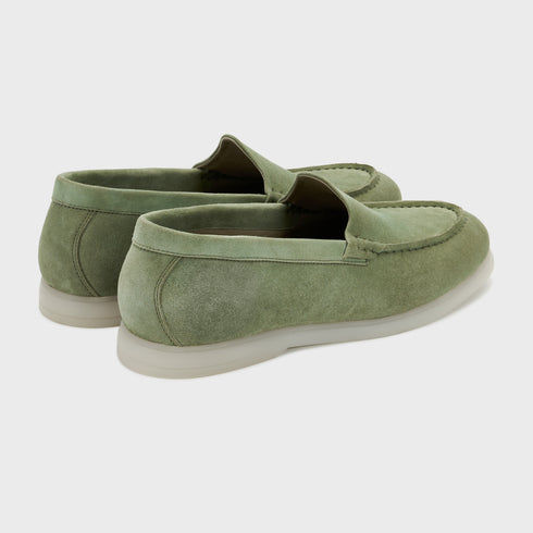 Nagra Loafer | Olive Suede